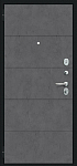 Дверь Граффити-1 Инсайд Букле черное/Slate Art BR4625 фото
